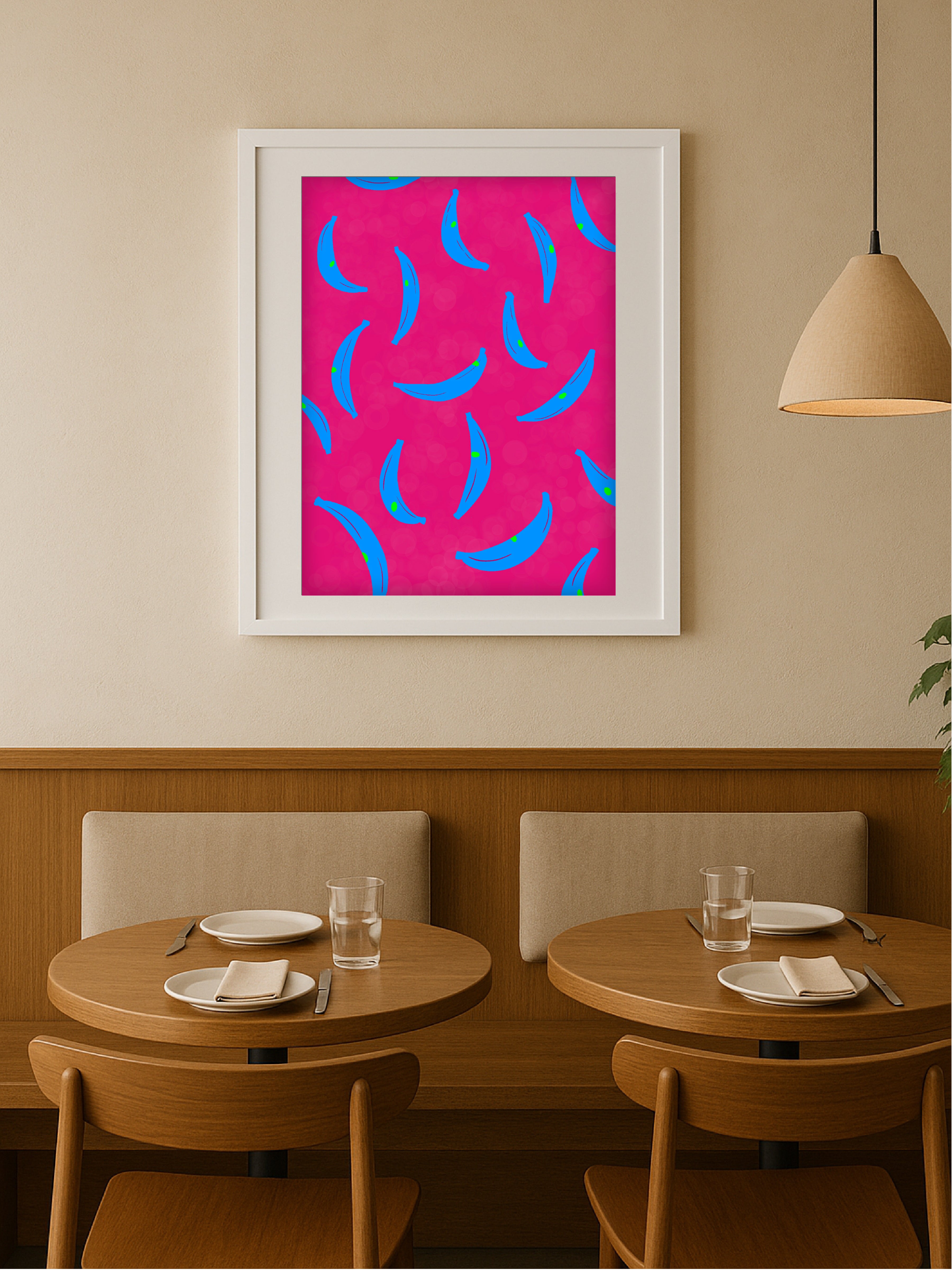Blue Banana Poster