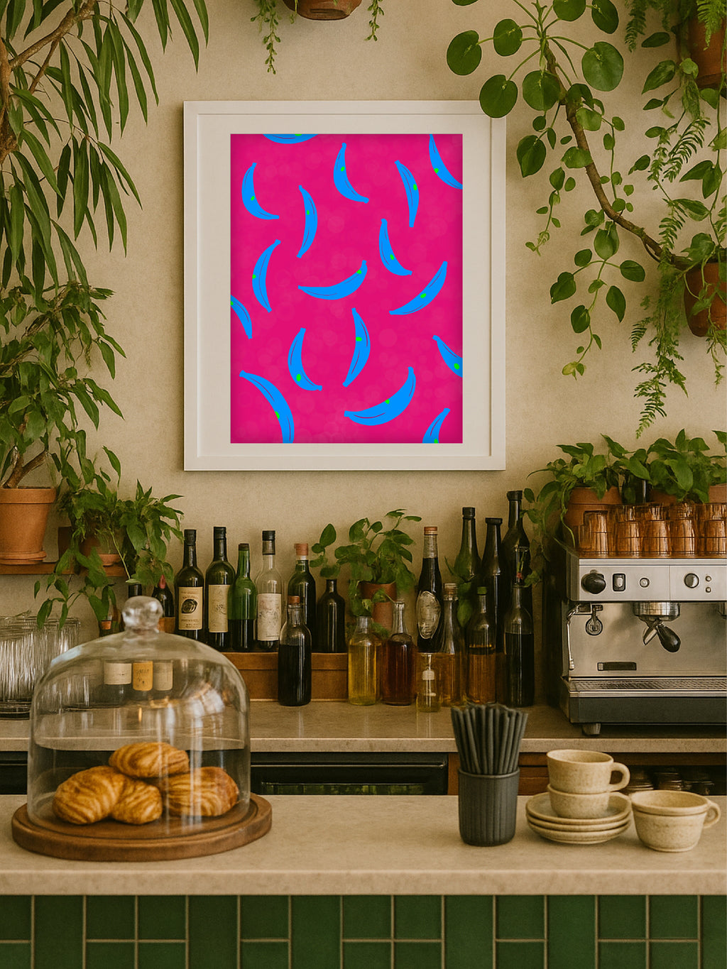 Blue Banana Poster