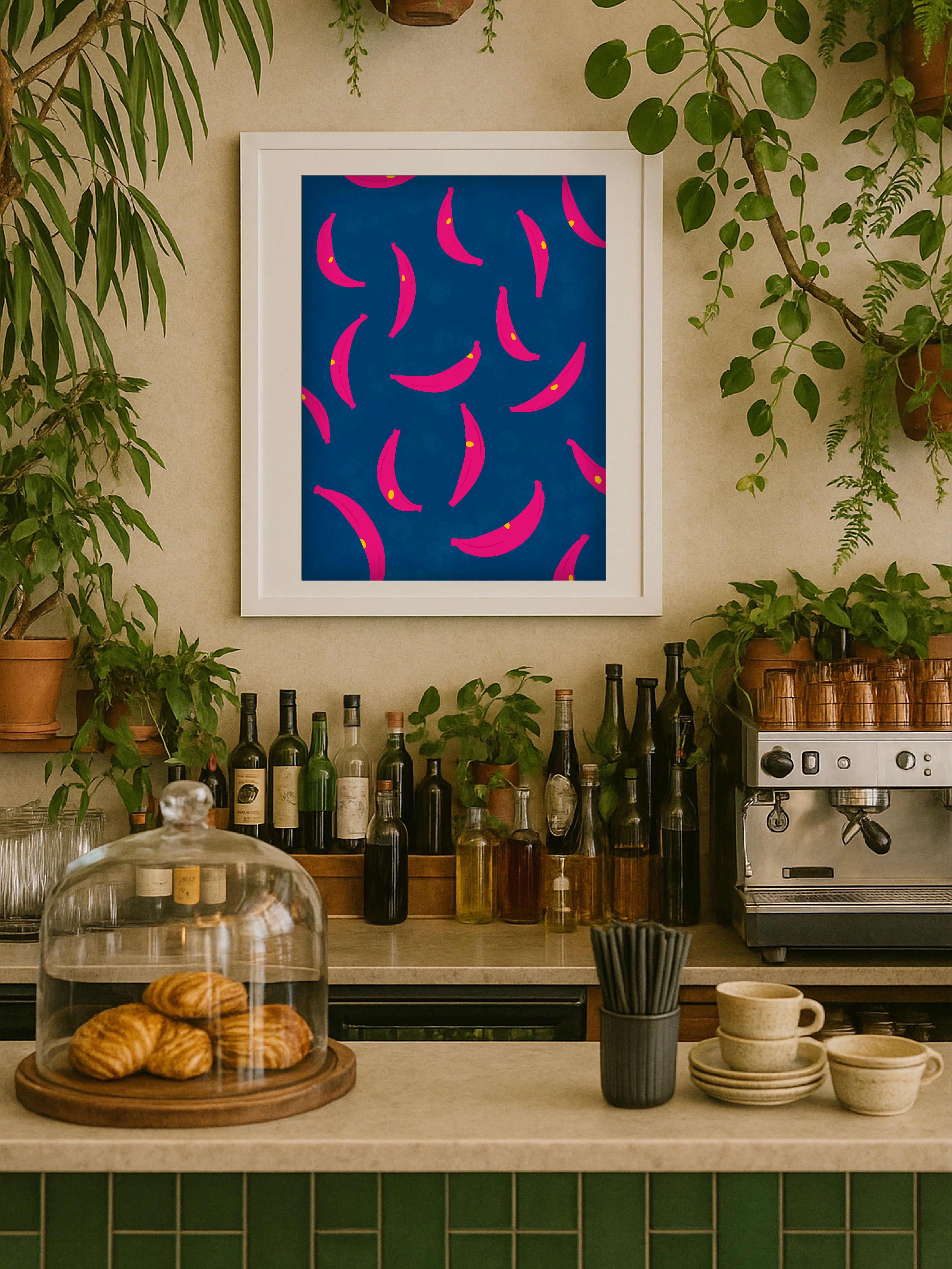 Pink Banana Poster