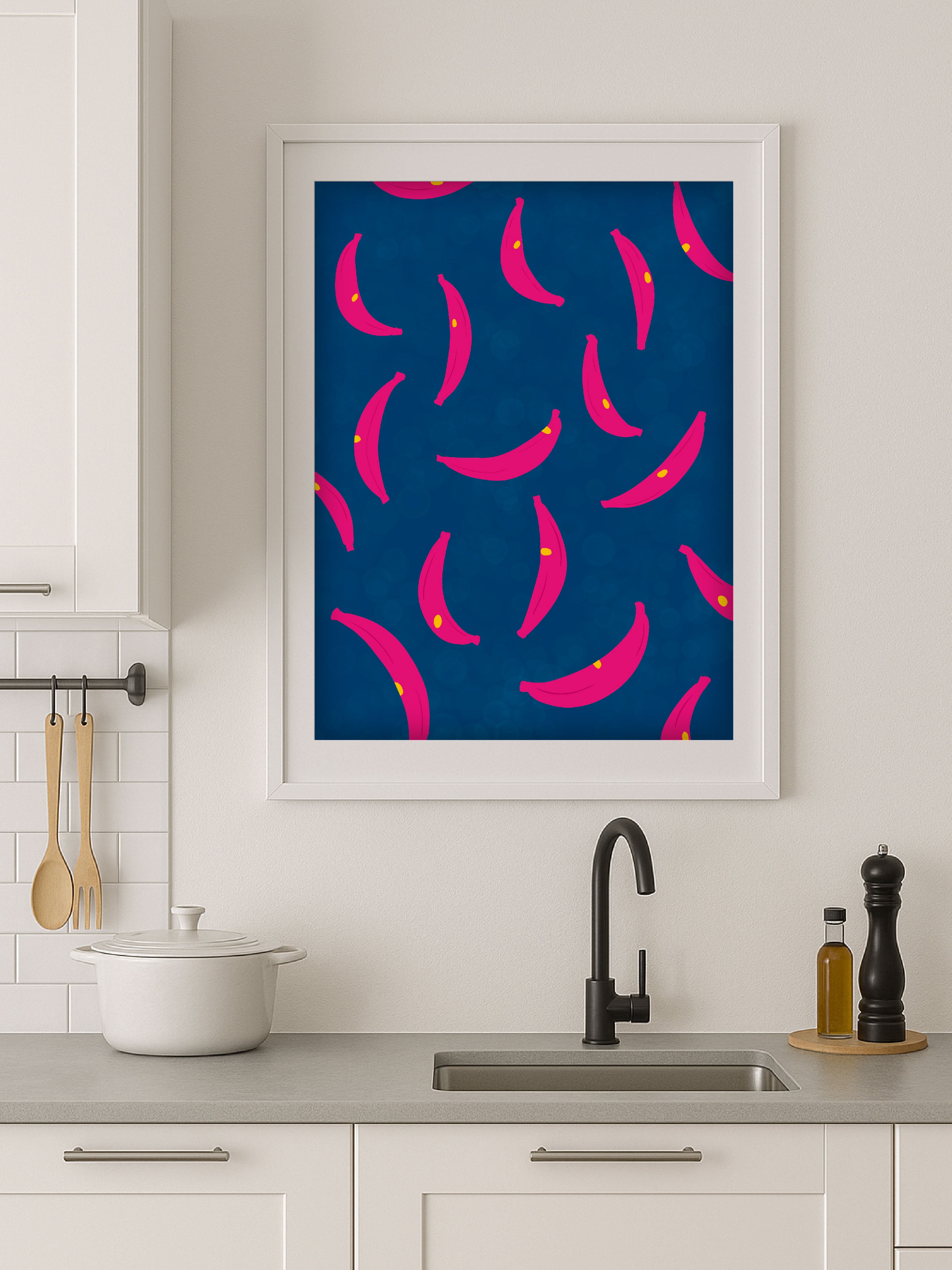 Pink Banana Poster