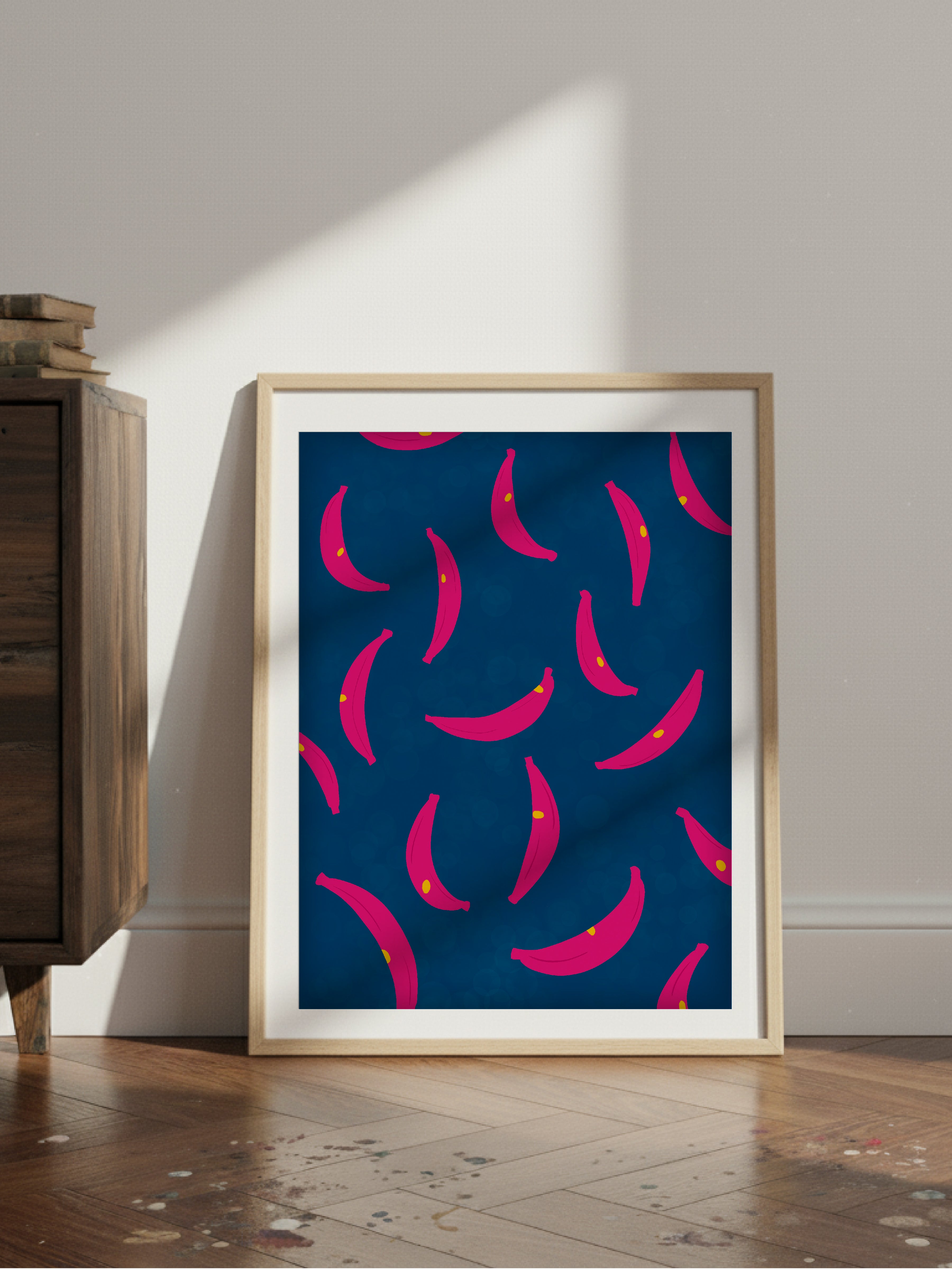Pink Banana Poster