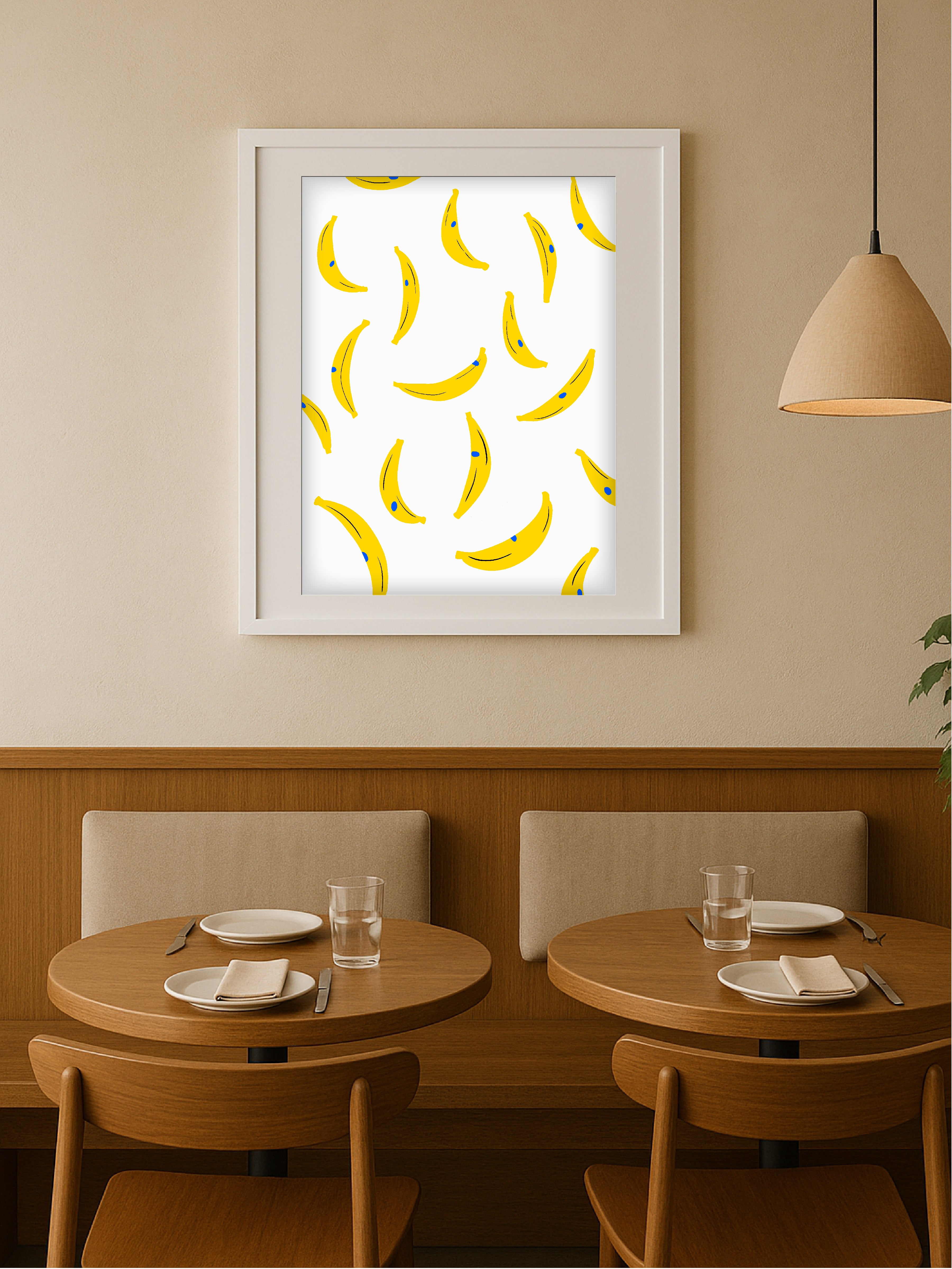 Yellow Bananas Poster
