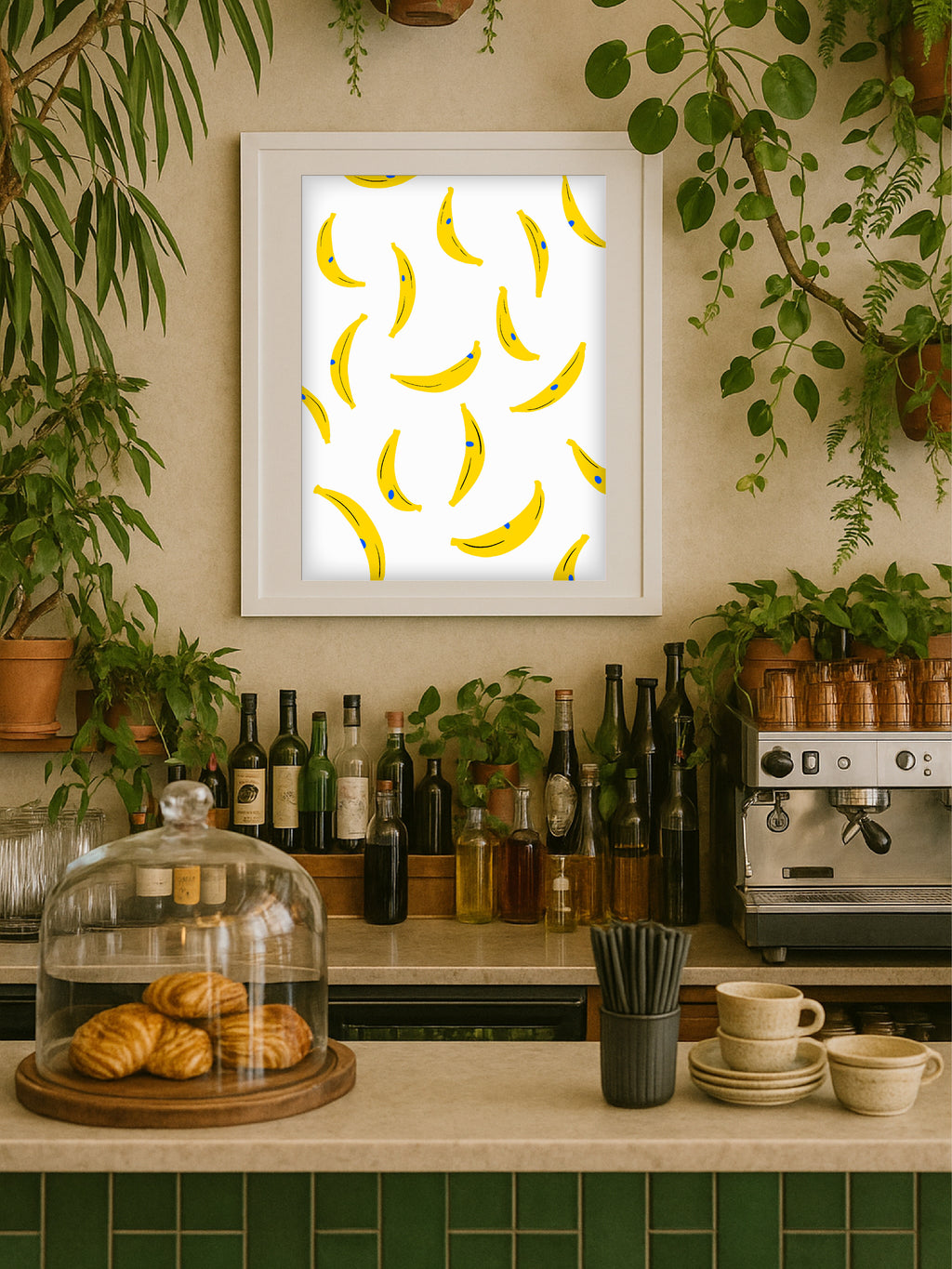 Yellow Bananas Poster