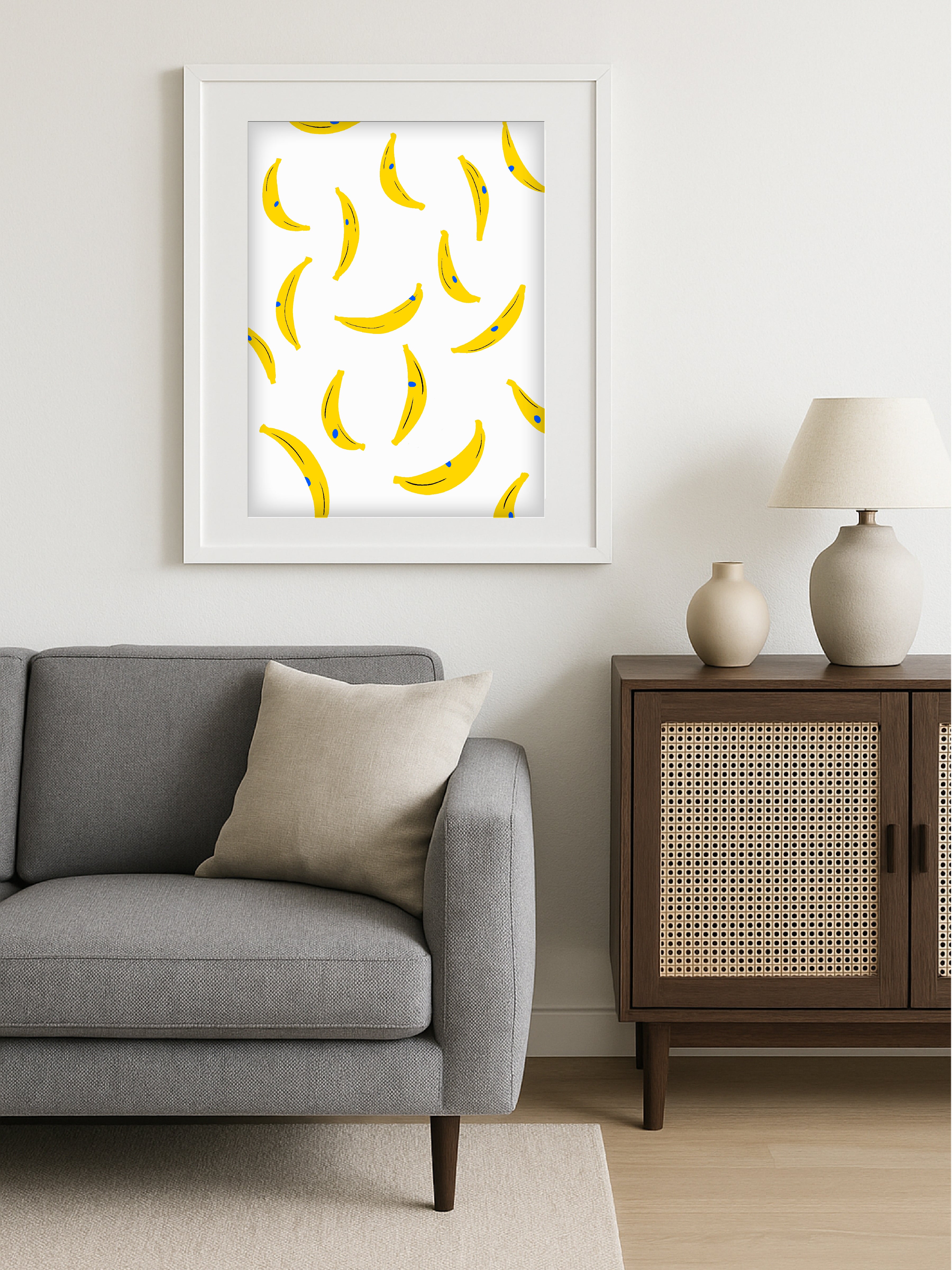 Yellow Bananas Poster