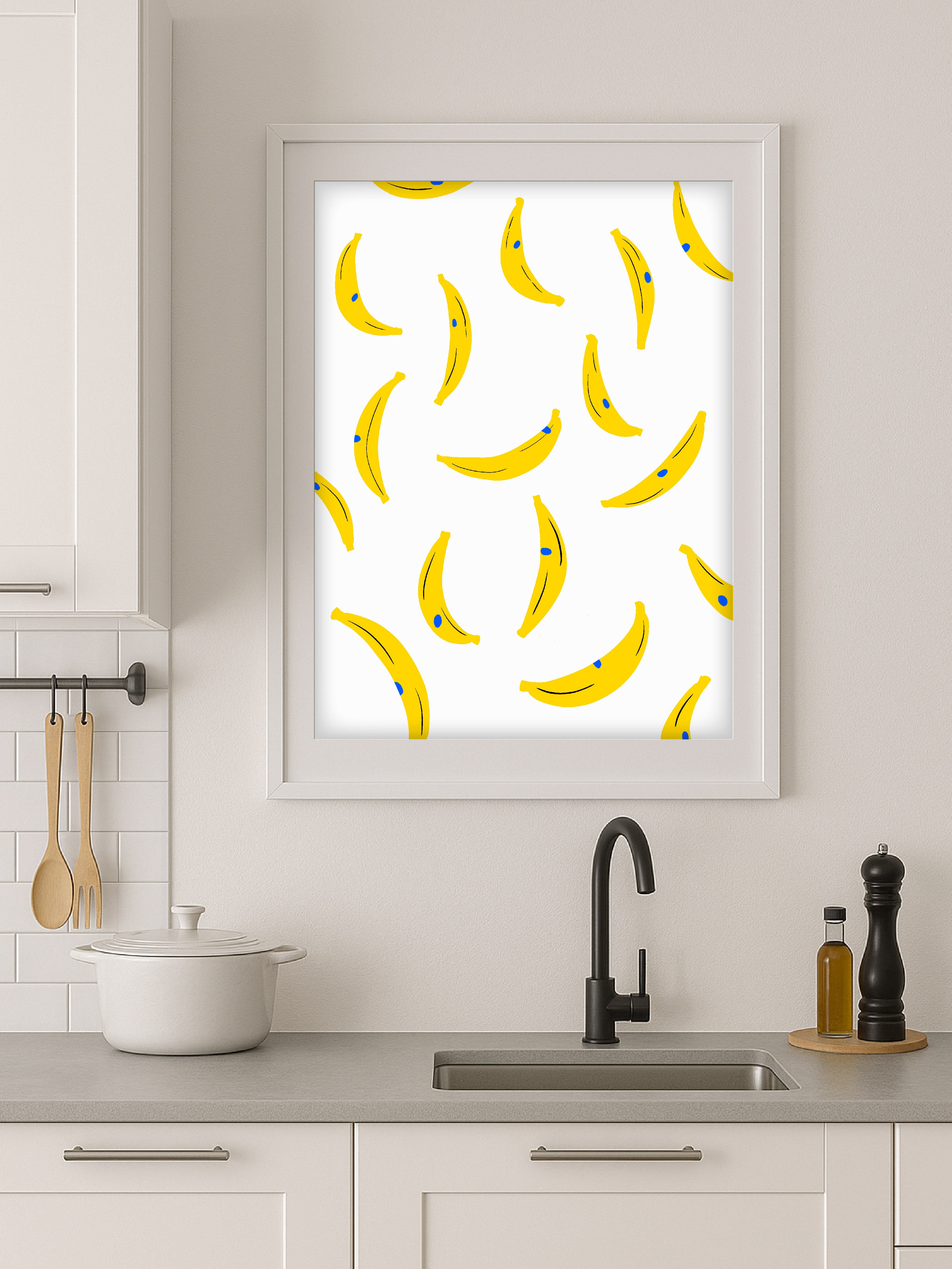 Yellow Bananas Poster