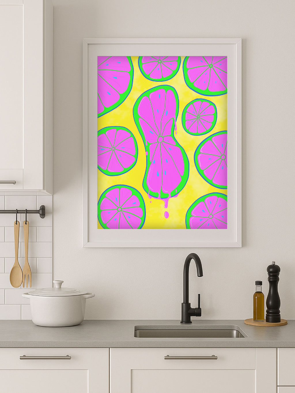 Citric Squeeze Pink Poster