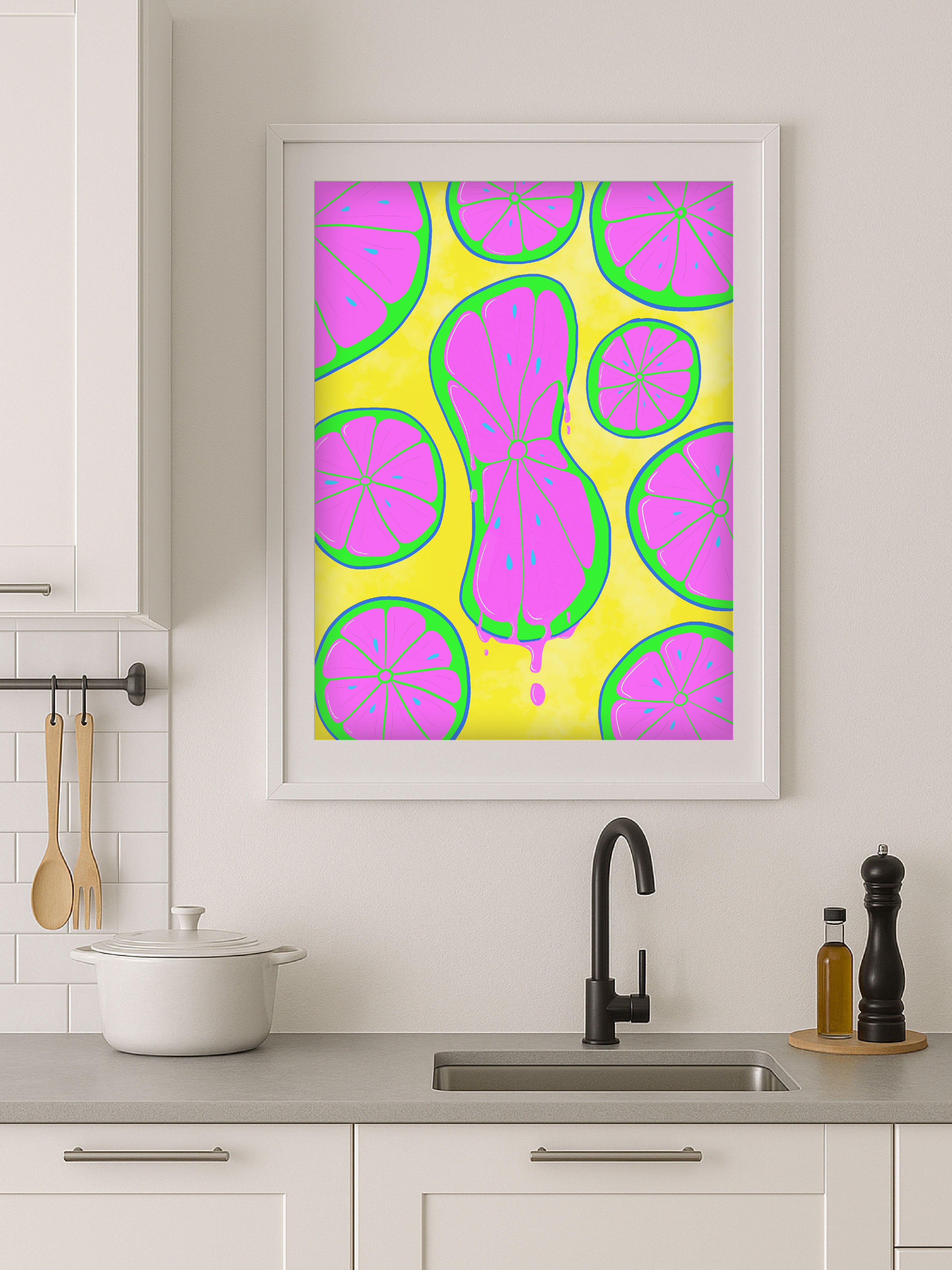 Citric Squeeze Pink Poster