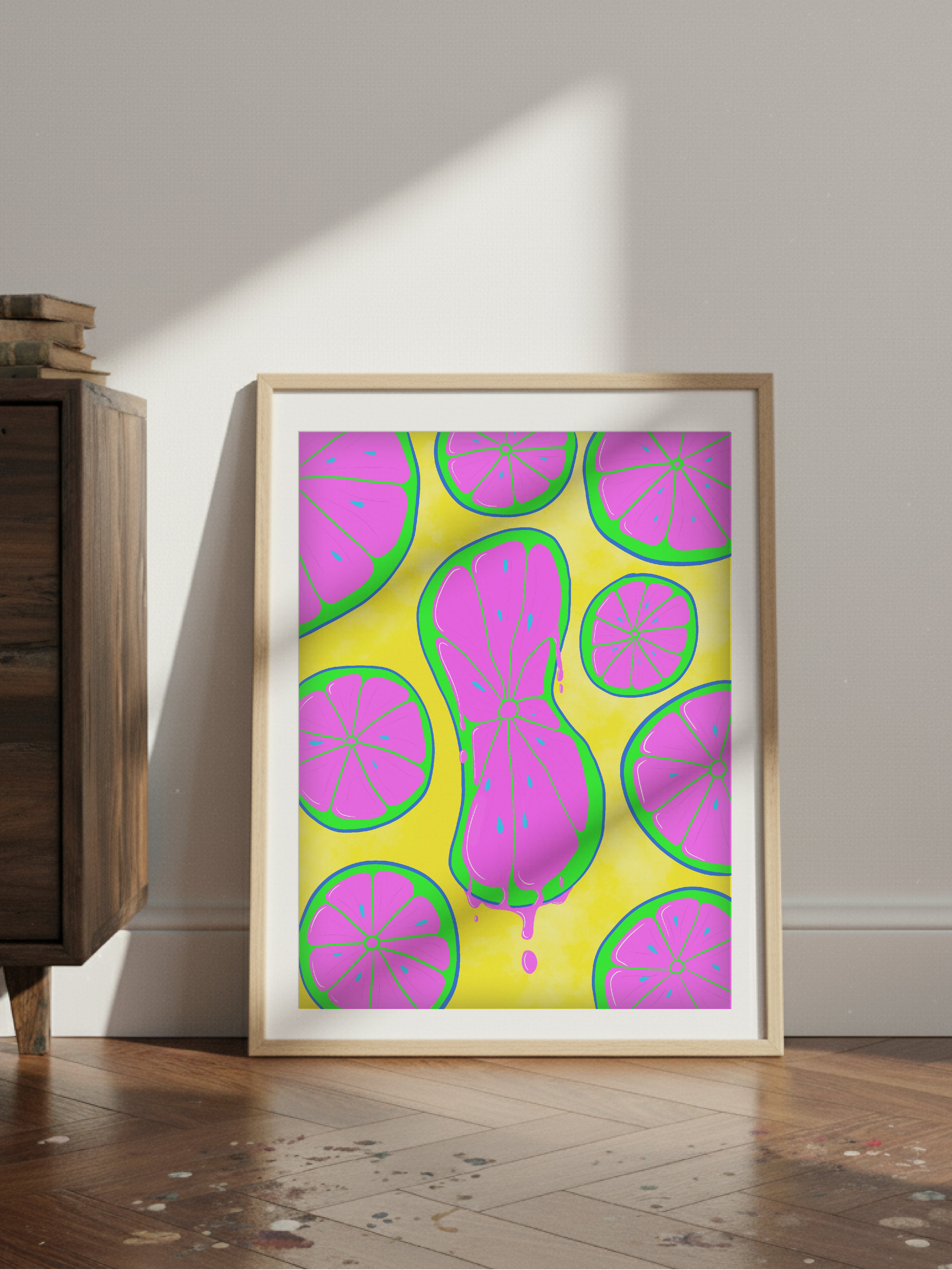 Citric Squeeze Pink Poster