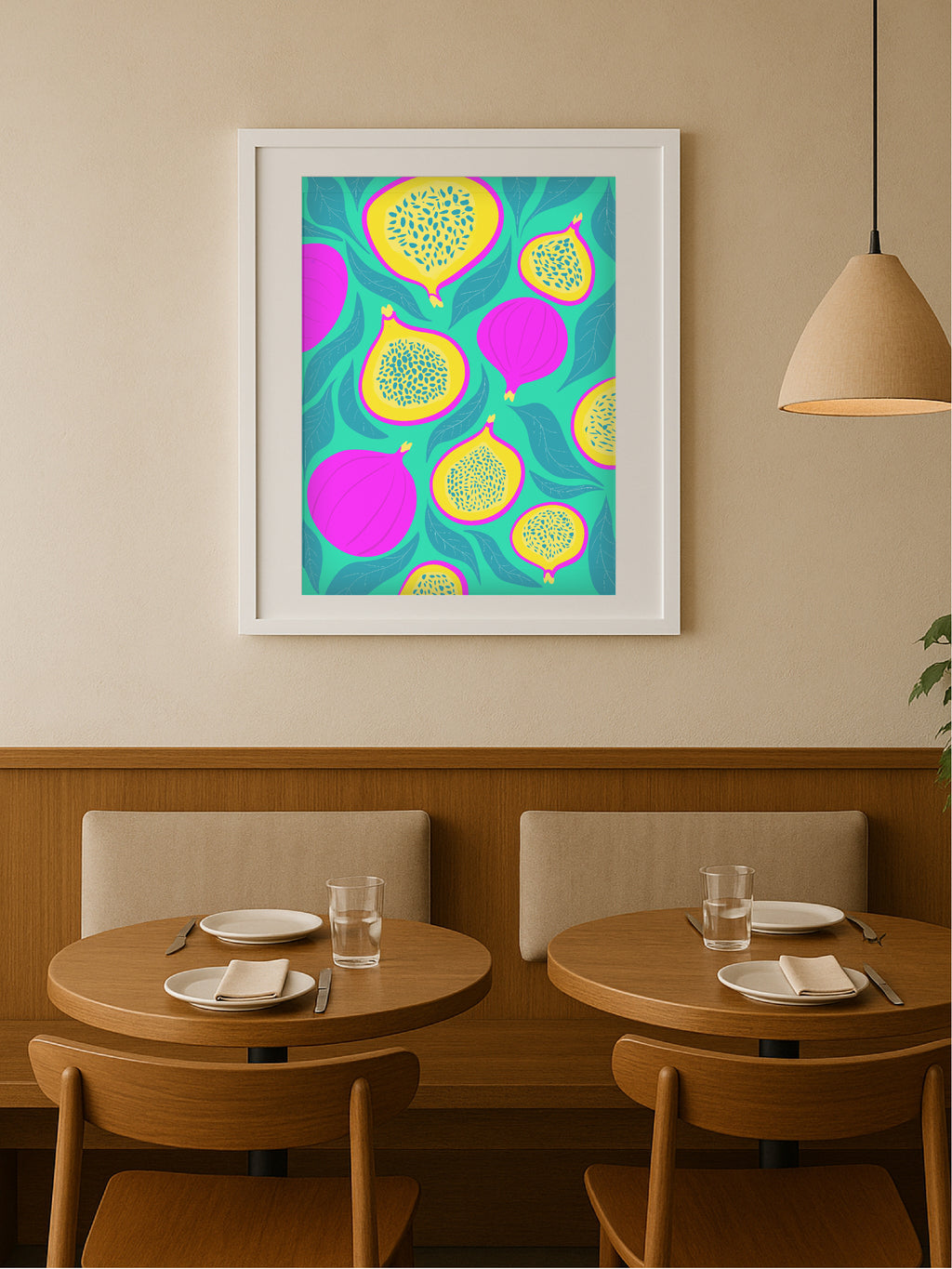 Neon Figs Poster