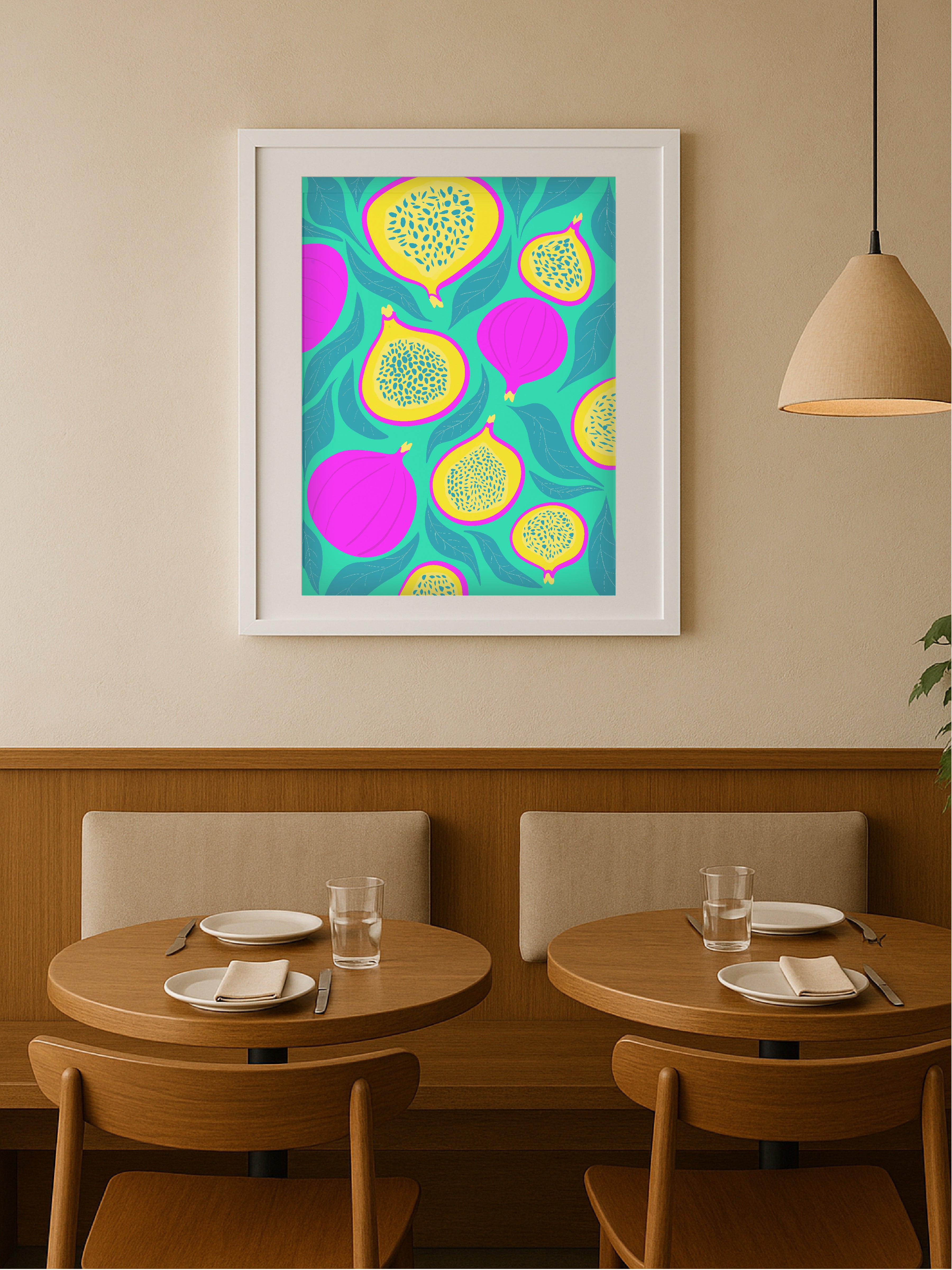 Neon Figs Poster