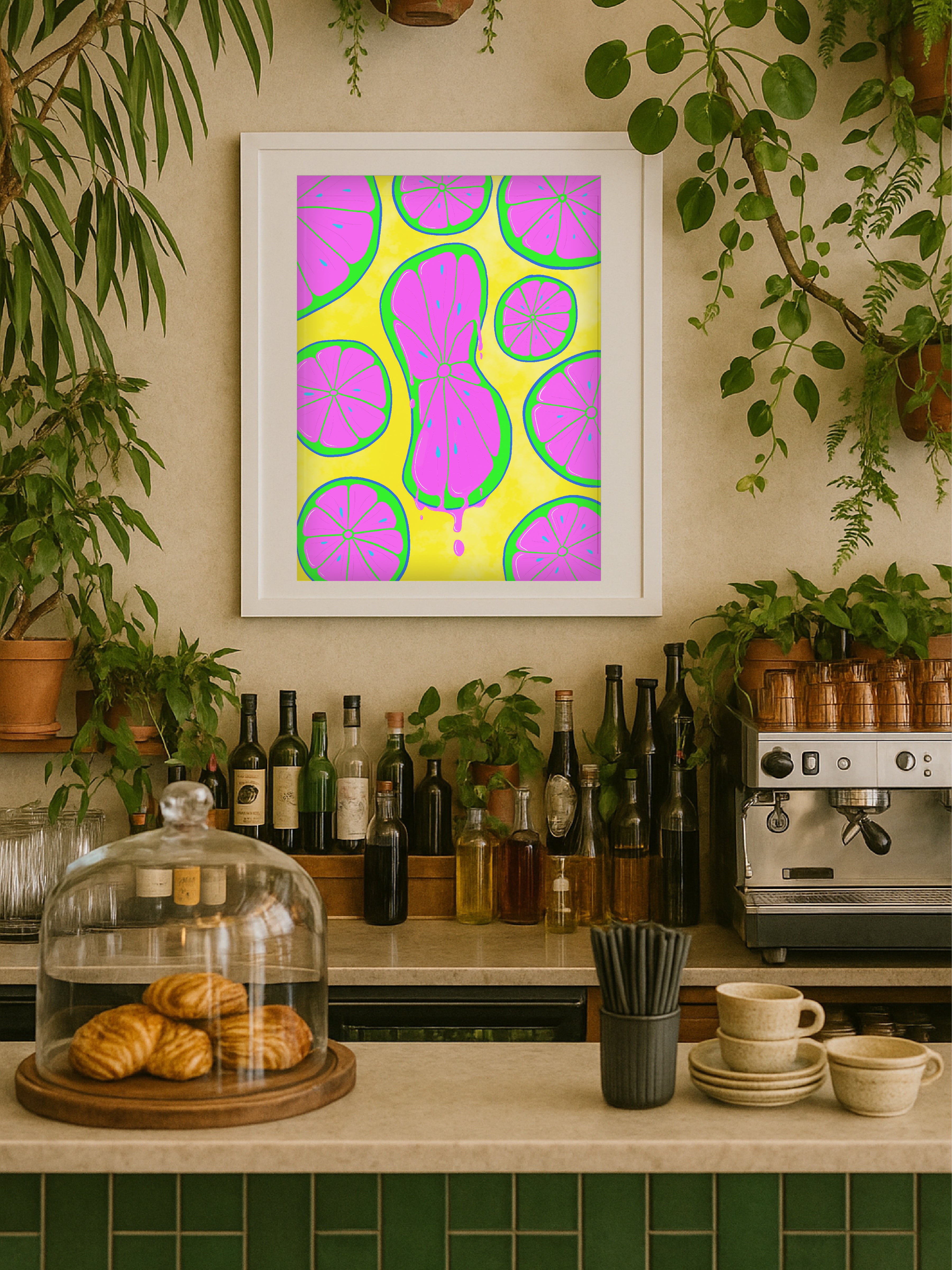 Citric Squeeze Pink Poster