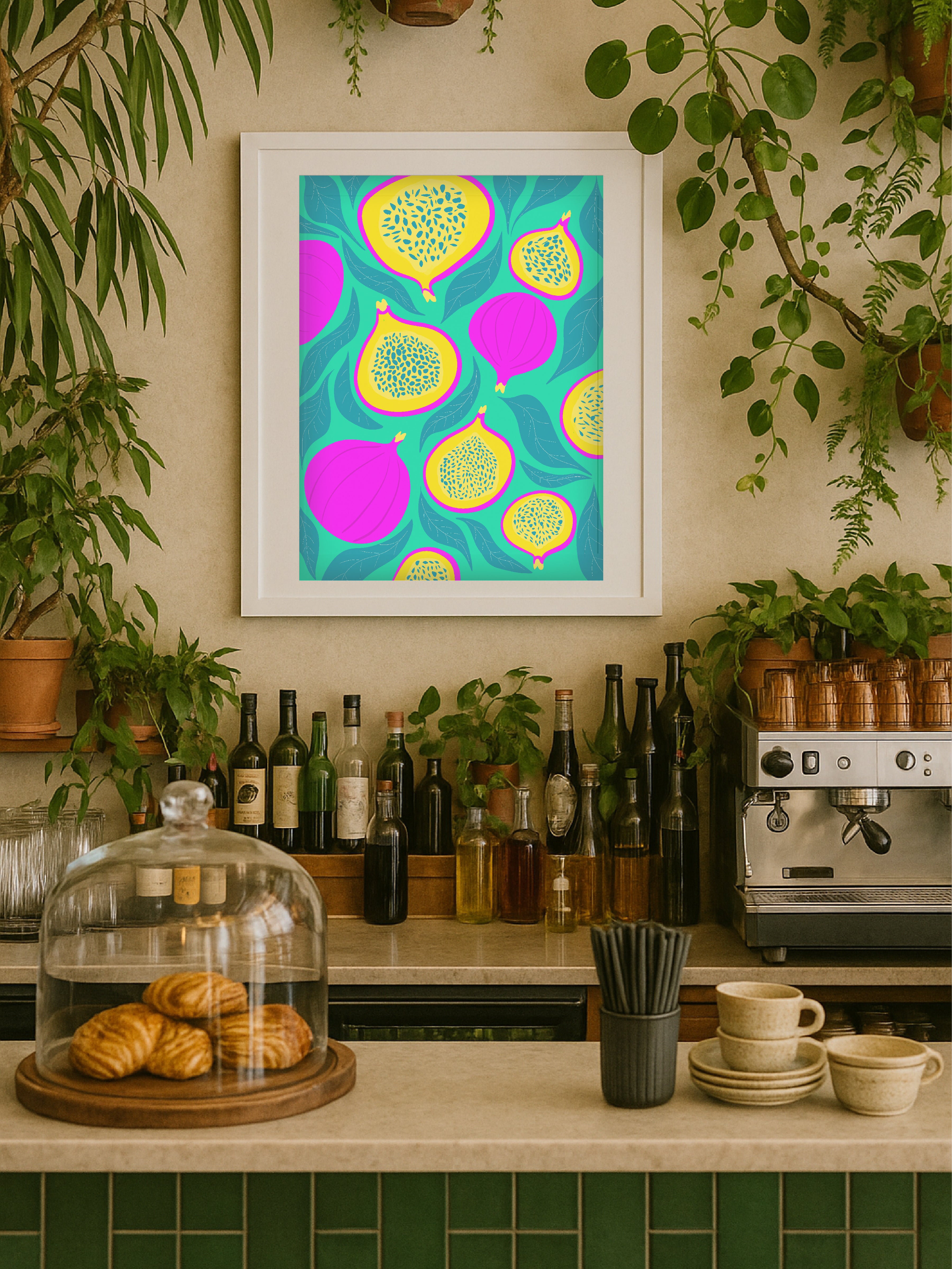 Neon Figs Poster